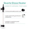 hygger 100W Mini Inline Quartz Glass Aquarium Heater with External
