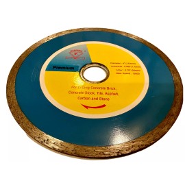 SM 2-pack! 4" Continuous Diamond Blades for Cutting Bricks, Blocks, Tiles, Marble