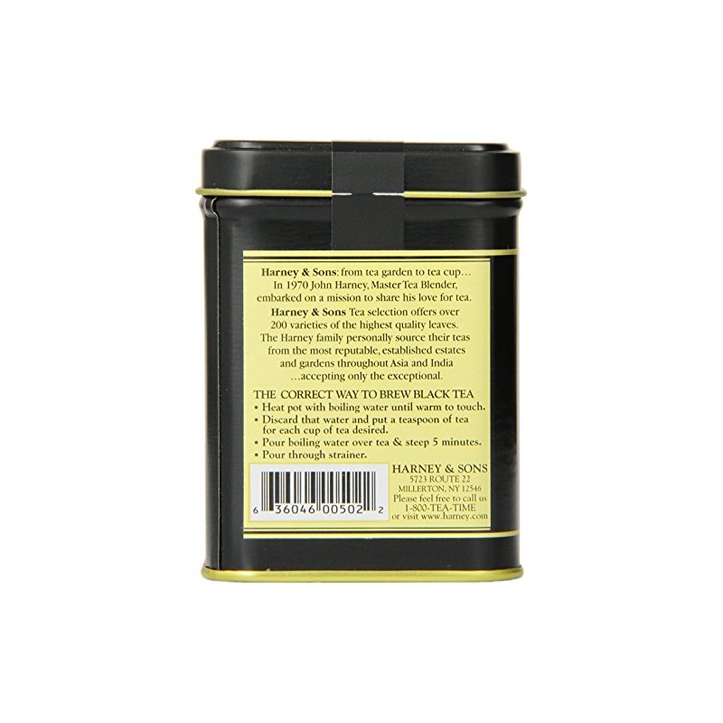 Harney & Sons Black Earl Grey Loose Leaf Tea, 4
