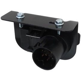 HaeKap 9U5Z-14489-MAA, 9U5Z14489MAA Trailer Brake Harness Towing 4/7 Plug Connector with Bracket Fit for Ford E150 E250 E350 2009 2010 2011 2012 2013 2014 2015 2016 2017 2018 2019