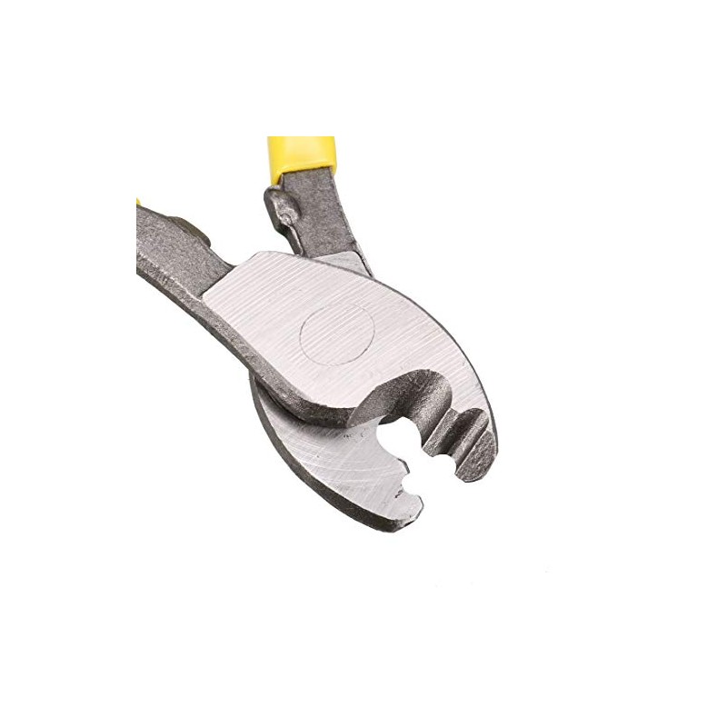 Sourcingmap Yellow Handle Wire Cable Cutting Plier Cutter Stripper