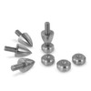 PrecisonGeek Speaker Spikes and Pads Set, M8 Spikes 20mm Diameter