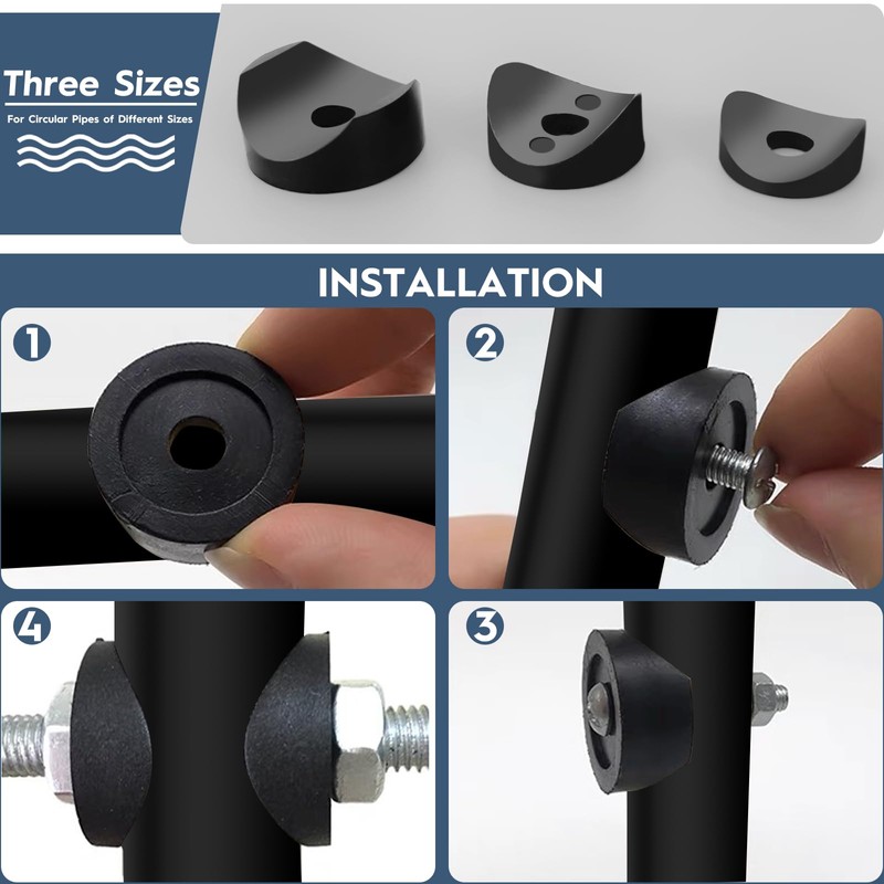 60pcs Saddle Spacers, 19 * 6 * 3/22 * 6