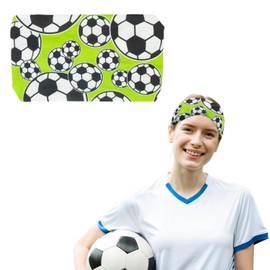Football Headband Elastic Headband Adjustable Sports Headband Widened Football Playing Hairband Men And Women Same Style for Yoga Sports Running A8ZQFD