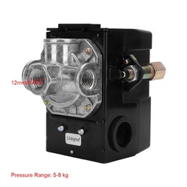 Automatic Pressure Switch Control Valve FBANG-four holes G1/4" 75~120psi 220V 10 (A) for Air Compressor