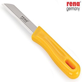 Rena Germany Knife Set of 2 with Peeler, Yellow, Blue and light Green, small