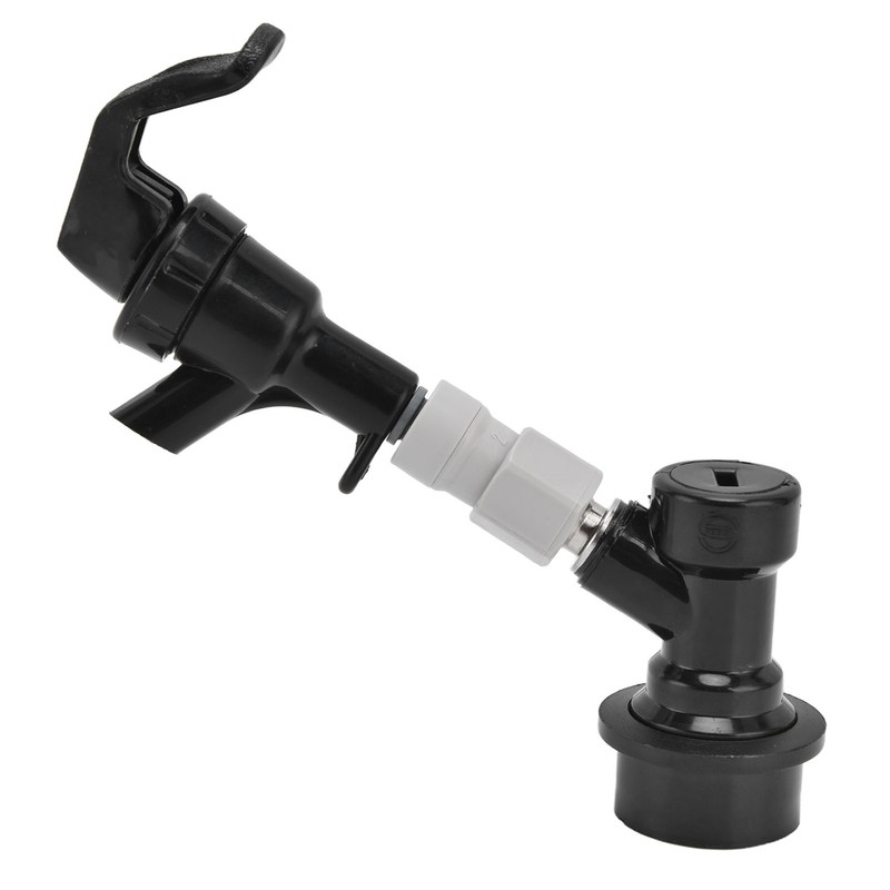 Beer Dispenser Plastic Black Portable Beer Tap Faucet for Outdoor