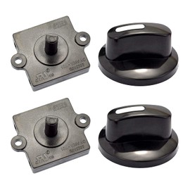 Rotary Switch 4-Position 3-Speed 13A-125V 10A-250V Fan Heater Speed Selector, 2pcs (Type B)