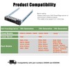 Pack-4 2.5 inch Hard Drive Tray Caddy 0DXD9H DXD9H Compatible