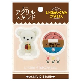 Tsujisel Yoshitoku Plush Mini Acrylic Stand Sitting Mari Bear