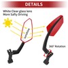 ACROPIX M8/M10 Motorcycle Rear View Mirrors Bar End Side Mirrors