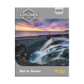 NiSi Medium GND8 100x150mm Explorer Collection | Hardened Glass Medium 3-Stop Graduated Neutral Density Lens Filter | Long-Exposure and Landscape Photography