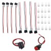 10 Sets Red and Black DC 1-250V 3A SPST On/Off