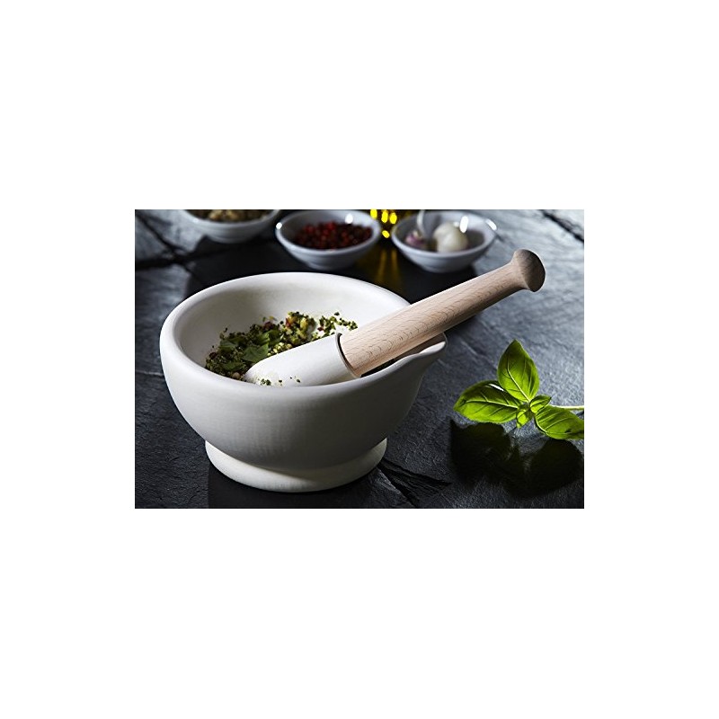 Milton Brook Range Unglazed Mortar & Pestle, 6-inch