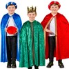 Unknown Children's Costume Holy Three Kings Cape Christmas Carnival (Green)