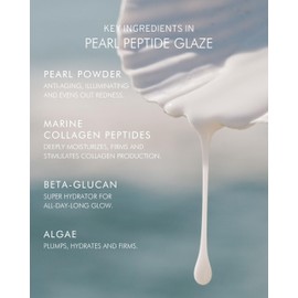 MARA - Pearl Peptide Glaze with Pearl Powder, Algae + Beta-Glucan | Plant-Based, Hydrating, Strengthening Skin Care (100 mL | 3.38 fl oz)