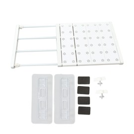 Tension Shelf Adjustable Space Saving Expandable Closet Organizer Dividers for Shoe Cabinet Closet Length 48‑80cm/18.9‑31.5in