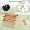 Giantex Raised Garden Bed, Vertical Planter with Storage Shelf, 3