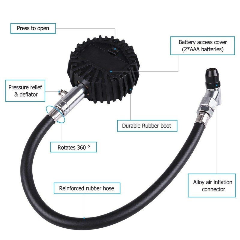 digital tyre pressure gauge
