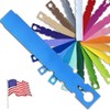 TAGKRAFTERS 7" x 1" Blue - 250 Pcs - Plastic