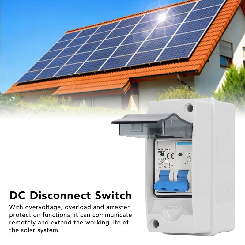 DC Miniature Circuit Breaker, Solar Panel Disconnect Switch with IP65