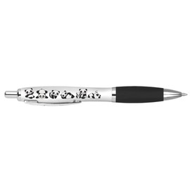 DV DESIGN 1 x Panda Cartoon Black Pen - Bear Animals Joke Stationary School Equipment Teacher Friend Girls Boys Christmas Birthday Gift #80659