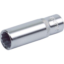 TRUSCO TS324WL Deep Socket (12 Square) Insertion Angle 0.37 inches (9.5 mm) Opposite Side 0.9 inches (24 mm)
