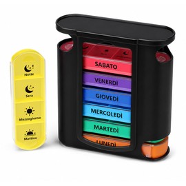 App Life Weekly Pill Box 7 Days with 28 Compartments