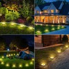 Joomer Solar Ground Lights, 16 Pack 8 LED Solar Lights