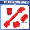 Window Glazing Tool Kit, 4PCS Heavy-Duty Glazing Tools, Red Window