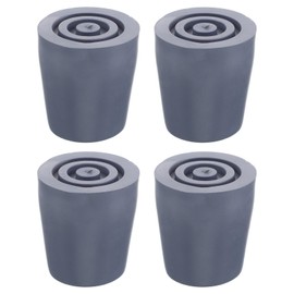FOMIYES 4 Piezas Cubrepatas Para Sillas De Baño Puntas De Bastón De Goma Puntas De Goma Para Bastones Pies De Goma Para Sillas Tapones De Goma Para Patas De Silla De Ducha Grey Caucho