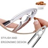 Nutcracker Stainless Steel Walnut Cracker Heavy Duty with Non-Slip Handle