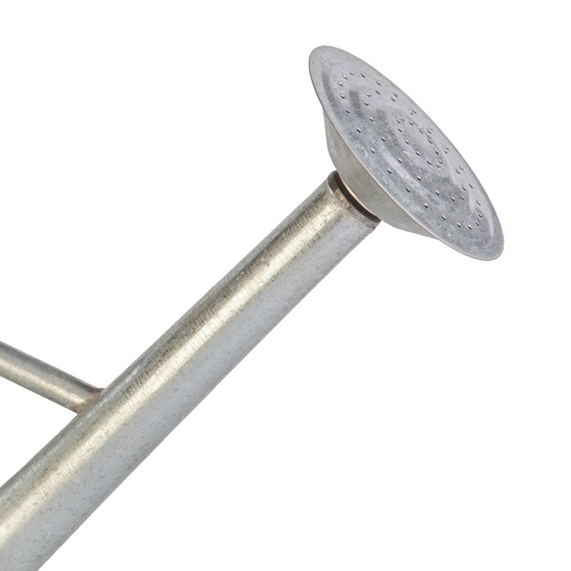 2 Gallon Vintage Galvanized Watering Can with Wood Handle