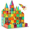 Anbalulu Magnetic Tiles, 63PCS Magnetic Blocks for Kids, Magnet Building