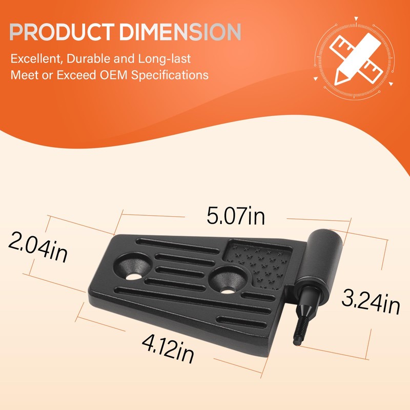Door Hinge Kit Exterior Accessories Fits for Jeep Wrangler JK