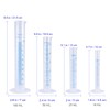 iplusmile Measuring Cylinder, Measuring Cylinder, Transparent, Cup, Measuring Beaker, Liquid