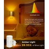 L LOHAS LED Motion Sensor Night Light, Amber Night Light,