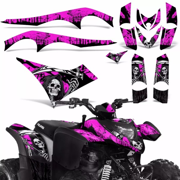 wd ATV Graphics Kit Decal Sticker For Polaris Phoenix 200