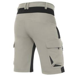 XKTTAC Men's Outdoor Quick Dry Lightweight Cargo Shorts for Hiking, Casual, Camping, Tactical, Fishing, Golf, Travel with 6 Pockets (Silver, 4X-Large)