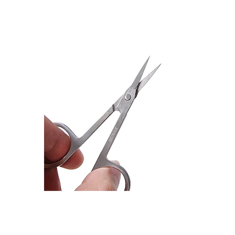 Little-bit-Small Bending Scissors for False Eyelashes,Nose Hair,Eyebrow