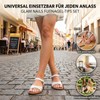 Pack of 120 Glue-On Artificial Toenails - White Square Natural