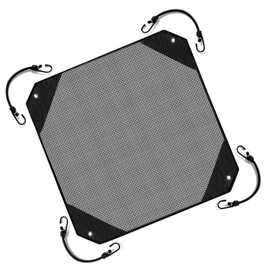 Central Air Conditioner Cover,Mesh Outdoor AC Cover Defender | Breathable Outside Central AC Compressor Top Leaves Guard Against Leaves, Weeds, Cottonwood And Debris