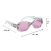 CARTOON Gabby's Dollhouse Glitter Sunglasses Kids Oval Mirrored UV400 Filter