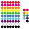 LJFEA 3 x 30 mm Dots Stickers Colour Coded Labels