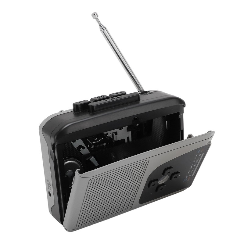 Portable Cassette Player ABS Cassette to MP3 Converter AM FM