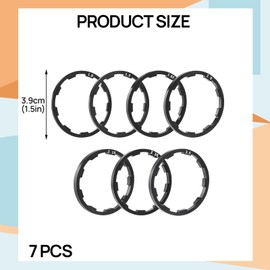 Nouiseuns MTB Bike Headset Spacers，Bicycle Flywheel Washer Cassette Headset Gasket Hub Bottom Bracket Bike Cycling Flywheel Axleor MTB Road Bike 1mm 1.5mm 1.85mm 2mm 2.18mm 2.35mm 2.5mm (7pcs)