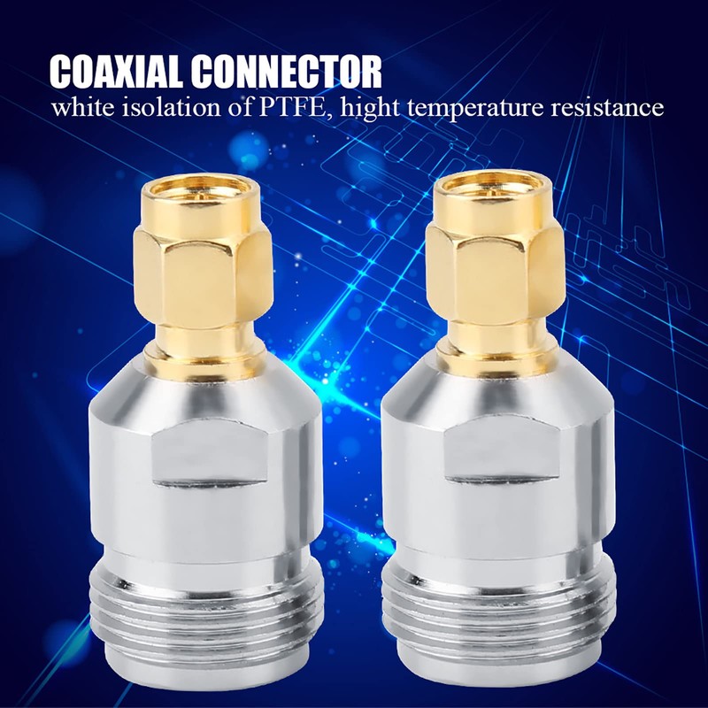 KooingTech 2 Stück N auf SMA Adapter N-Buchse auf SMA-Stecker