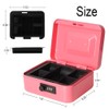 Cash Box with Money Tray, Parrency Medium Money Box with