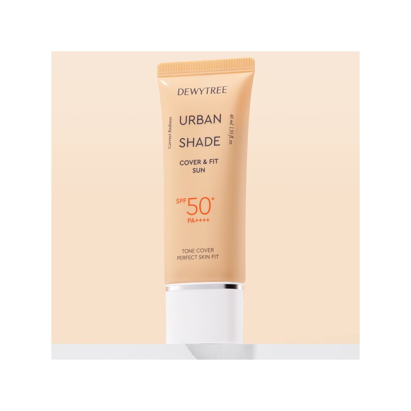 Dewytree 듀이트리 어반쉐이드 파데프리 커버앤핏 선크림 40ml 2개 (톤보정) Duetree