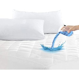 Quilted Mattress Protectors 30 CM Extra Deep Anti Allergy Microfiber Elasticated Fitted Mattress Cover 100% WaterProof (Single)